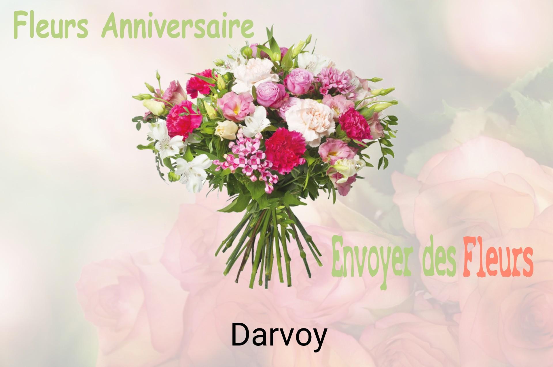 Bouquet de fleurs d’anniversaire livré à Darvoy