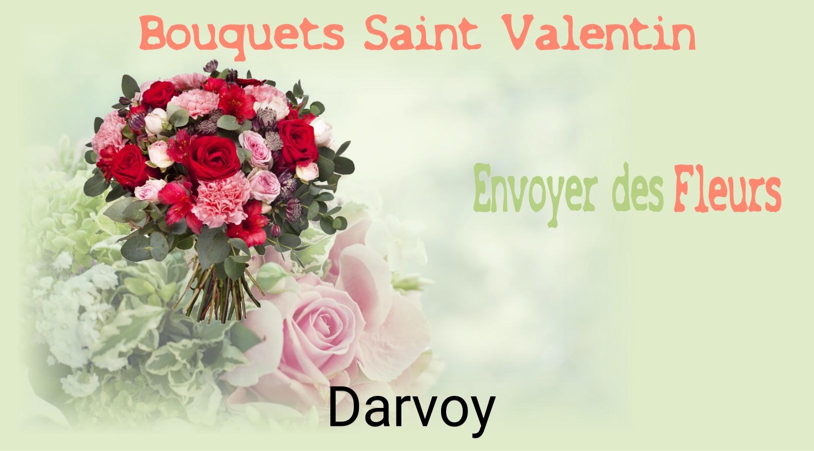 Roses de Saint-Valentin livrées à Darvoy
